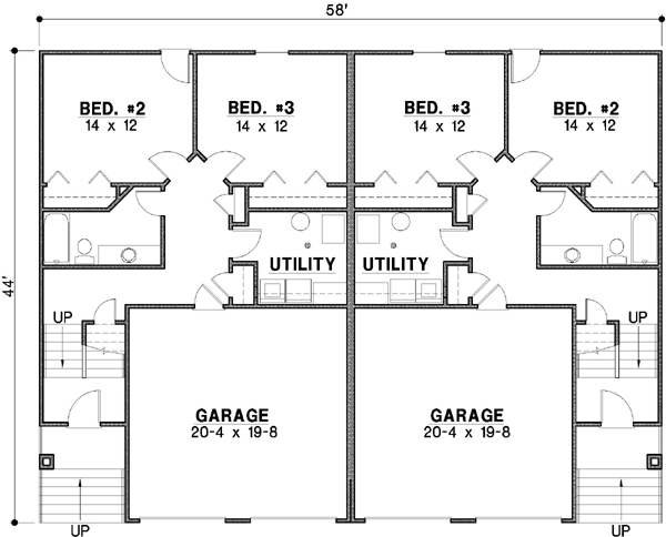 Main Floor Plan: 21-258