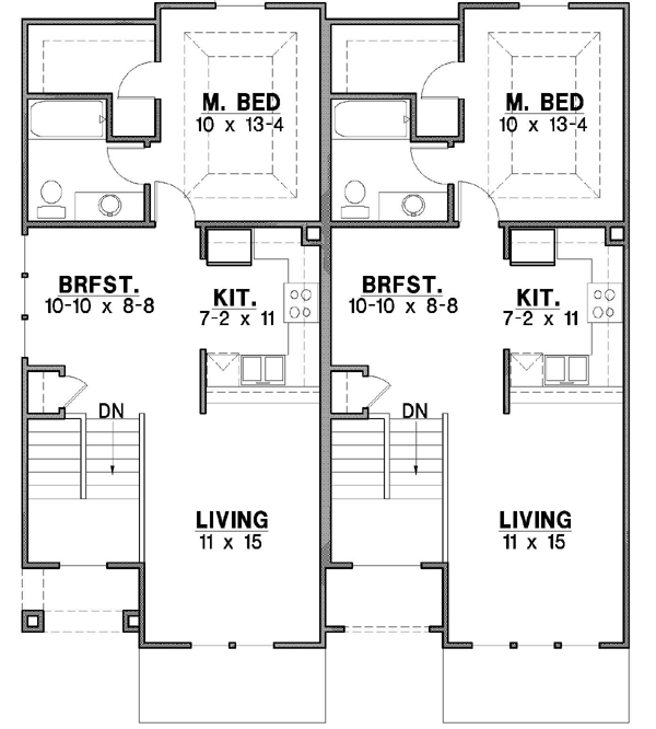 Upper/Second Floor Plan: 21-260