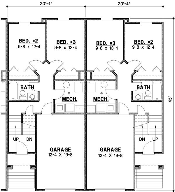 Main Floor Plan: 21-261