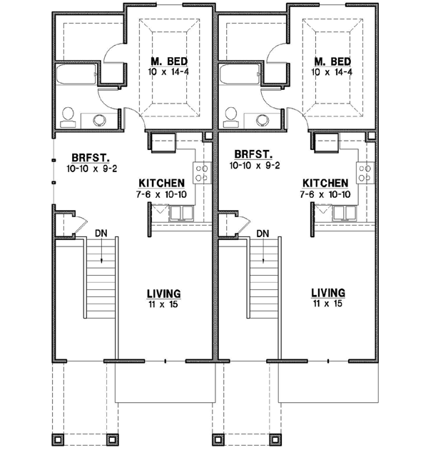 Upper/Second Floor Plan: 21-263