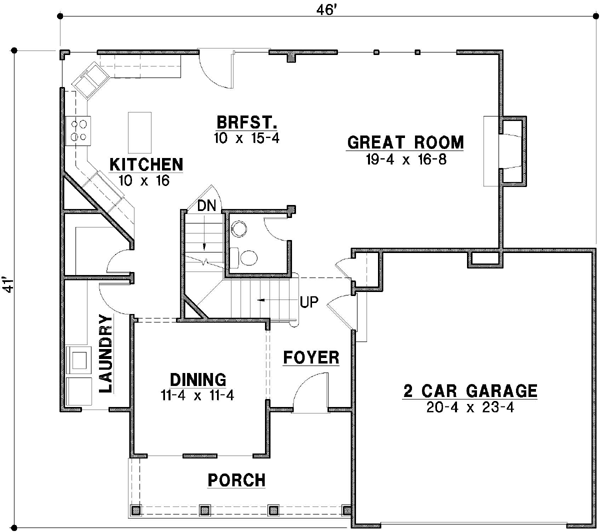 Main Floor Plan: 21-264