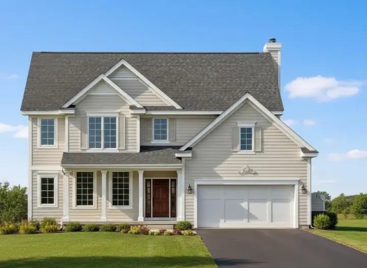 Traditional house plans 21-265 - front exterior, 2,332 sq ft, 4 bed, 2 bath house plans | Monster House Plans