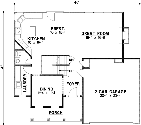 Main Floor Plan: 21-265