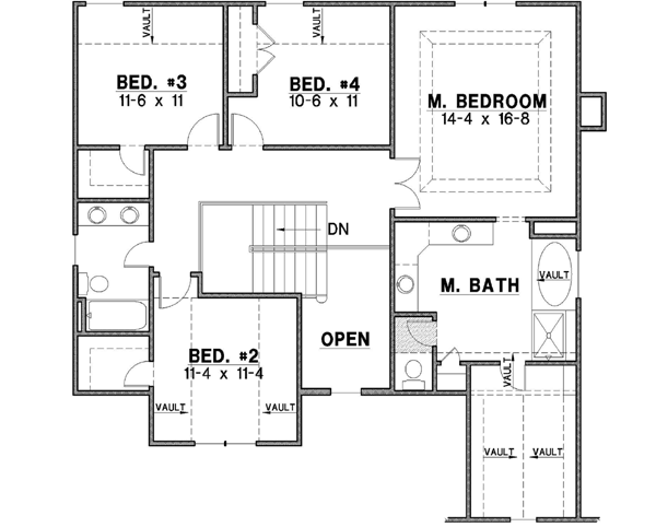 Upper/Second Floor Plan: 21-265
