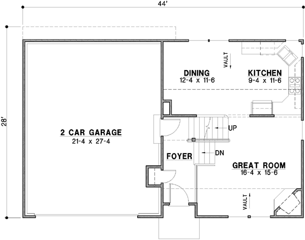 Main Floor Plan: 21-267