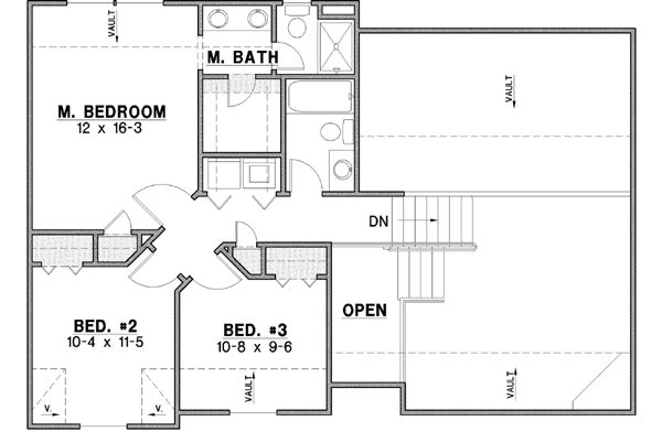 Upper/Second Floor Plan: 21-267