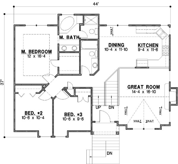 Main Floor Plan: 21-268