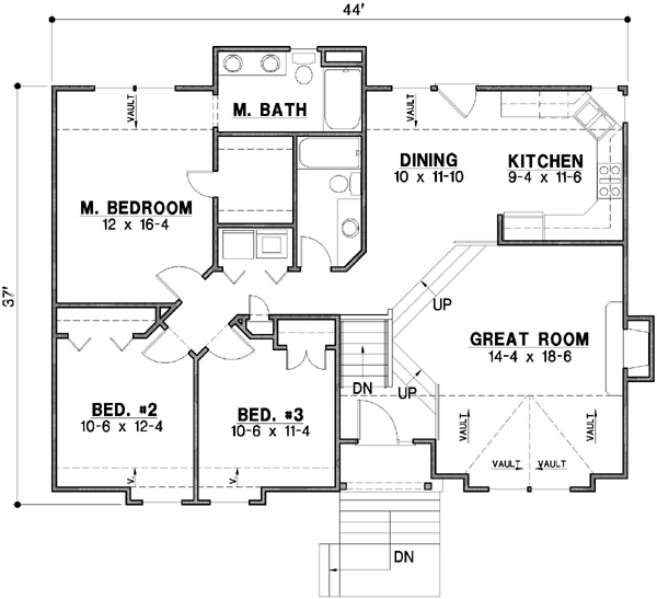 Main Floor Plan: 21-270