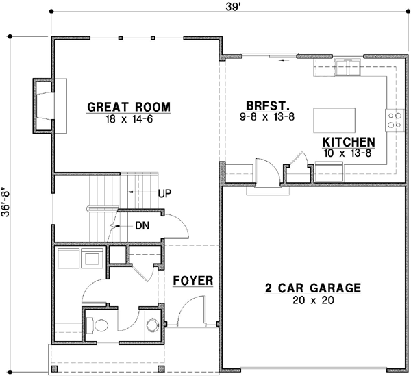 Main Floor Plan: 21-273