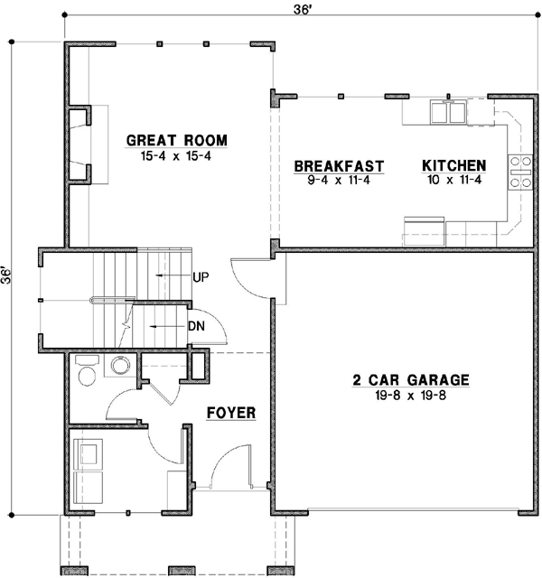 Main Floor Plan: 21-275