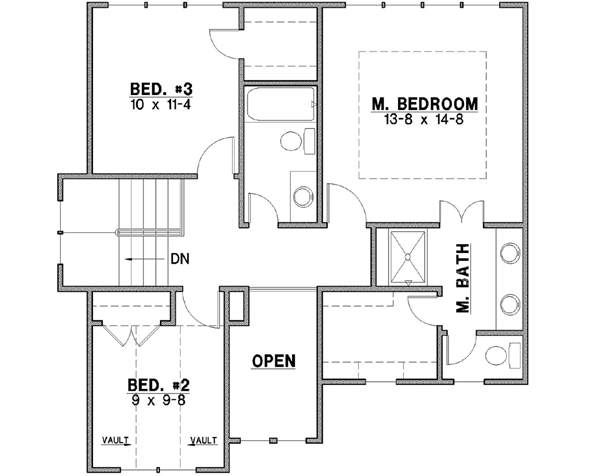 Upper/Second Floor Plan: 21-275