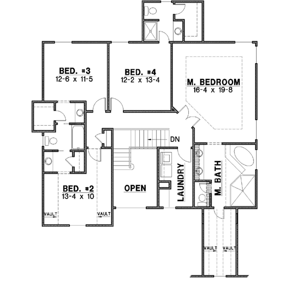 Upper/Second Floor Plan: 21-277