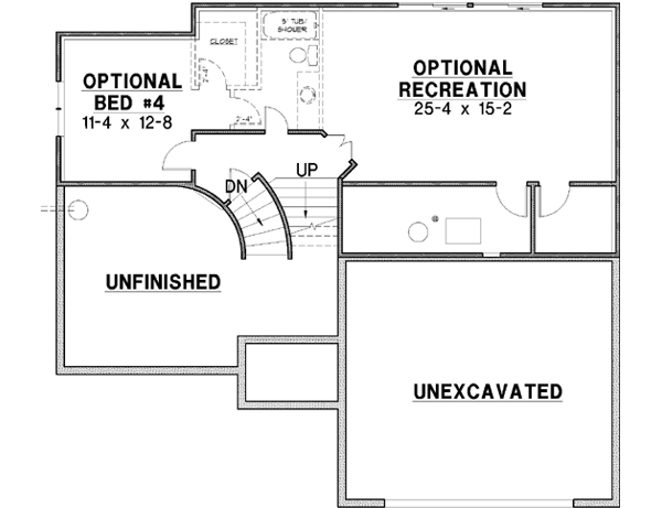 Lower Floor Plan: 21-282