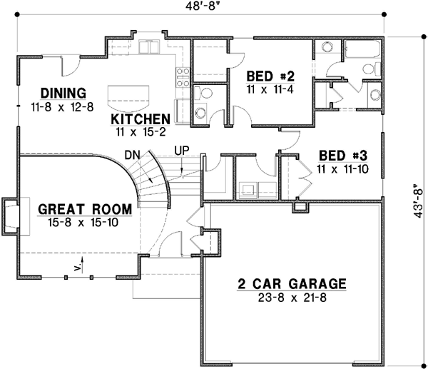 Main Floor Plan: 21-282