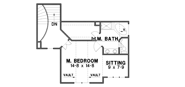 Upper/Second Floor Plan: 21-282