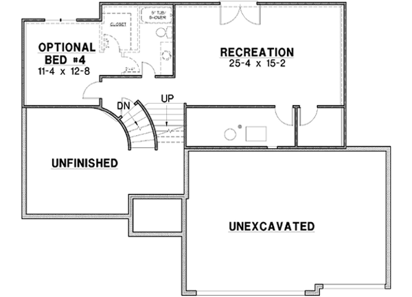Lower Floor Plan: 21-283