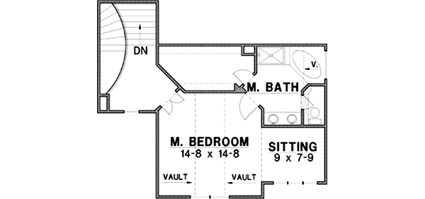 Upper/Second Floor Plan: 21-283