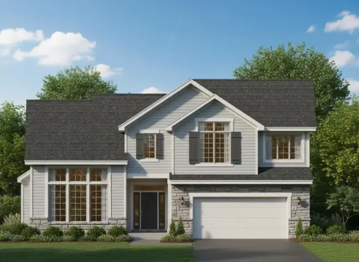 Traditional house plans 21-284 - front exterior, 1,896 sq ft, 3 bed, 2 bath house plans | Monster House Plans
