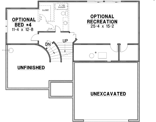 Lower Floor Plan: 21-285