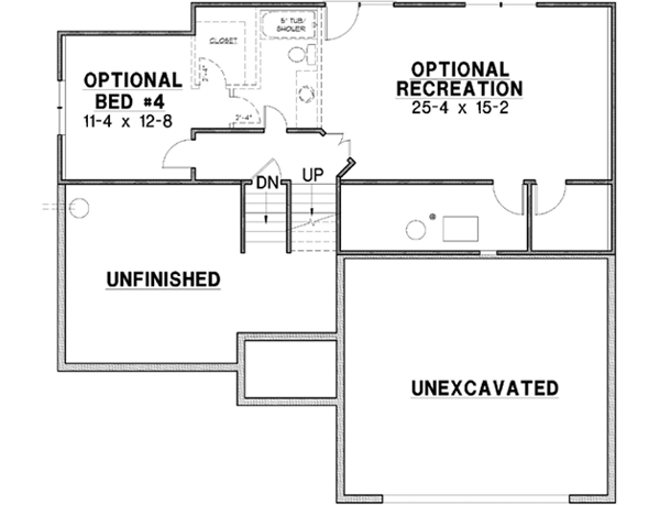 Lower Floor Plan: 21-286