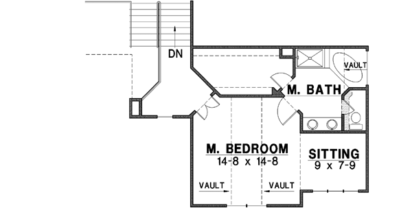 Upper/Second Floor Plan: 21-286