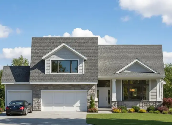 Traditional house plans 21-287 - front exterior, 2,311 sq ft, 4 bed, 3 bath house plans | Monster House Plans