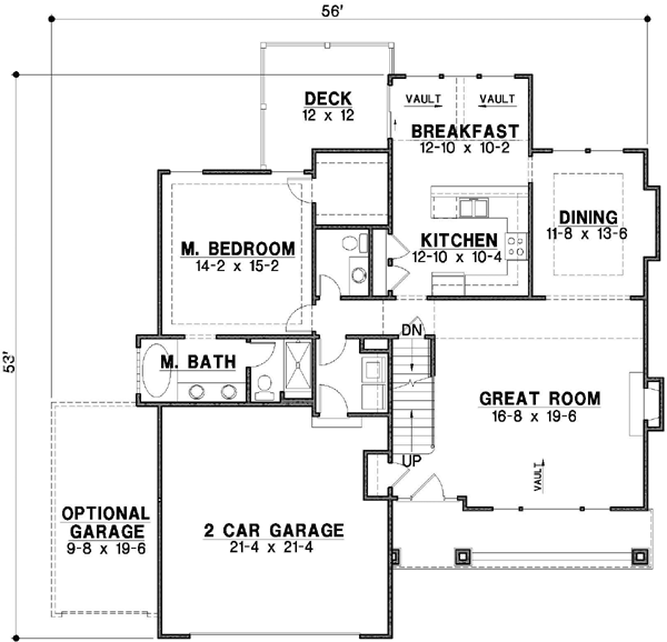Main Floor Plan: 21-287