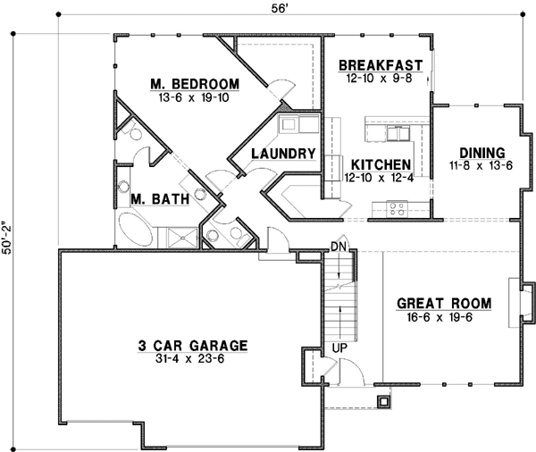 Main Floor Plan: 21-288