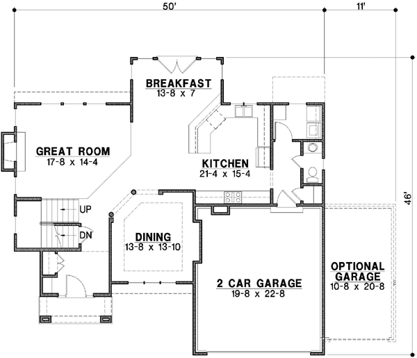 Main Floor Plan: 21-296
