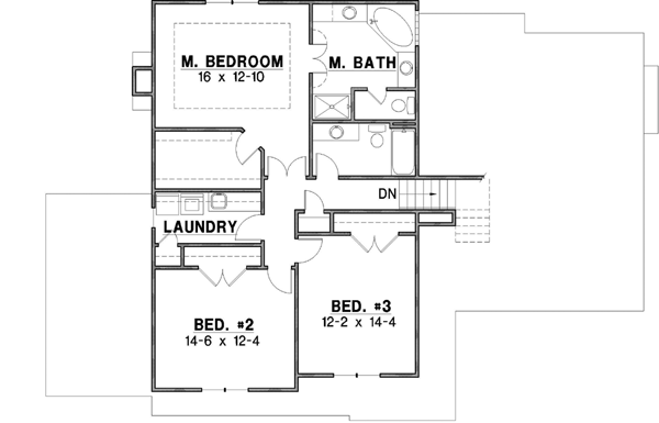Upper/Second Floor Plan: 21-298