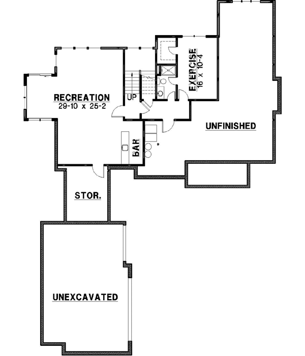 Lower Floor Plan: 21-299