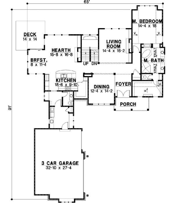 Main Floor Plan: 21-299