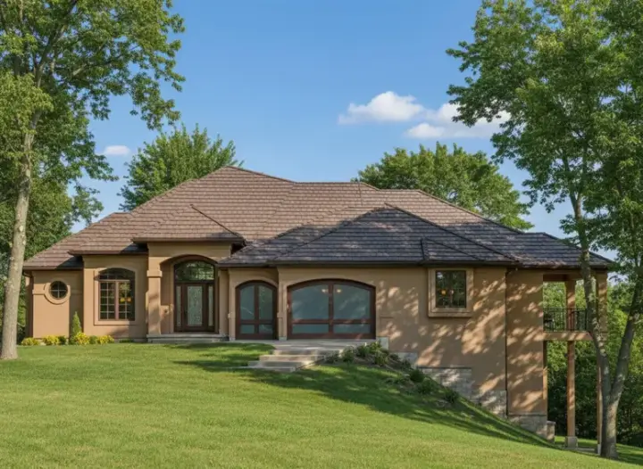 Traditional house plans 21-301 - front exterior, 3,866 sq ft, 3 bed, 2 bath house plans | Monster House Plans
