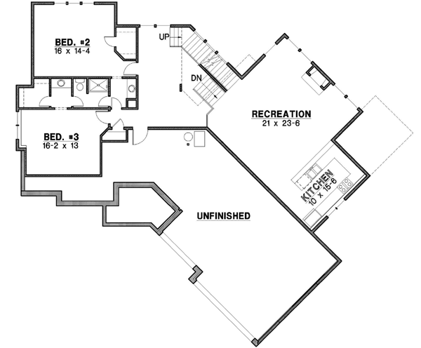 Lower Floor Plan: 21-301