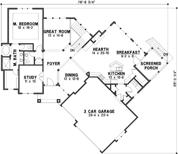 Main Floor Plan: 21-301