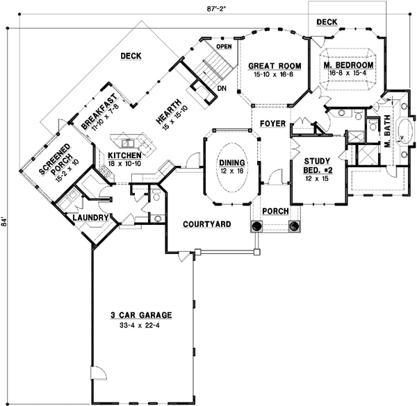 Main Floor Plan: 21-307