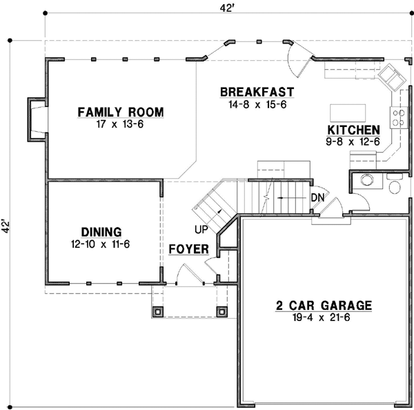 Main Floor Plan: 21-308
