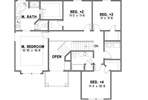 Upper/Second Floor Plan: 21-312