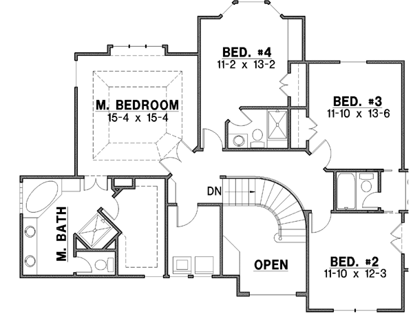 Upper/Second Floor Plan:21-315