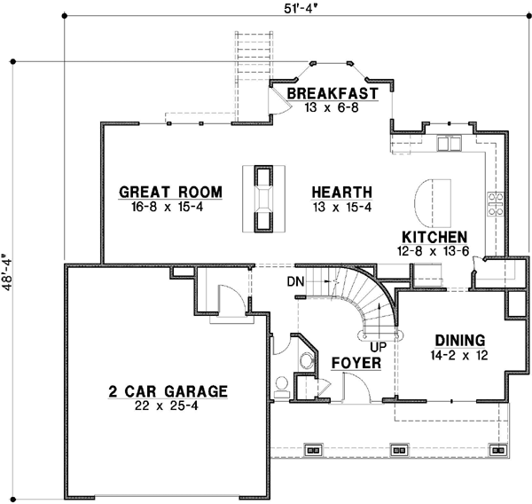Main Floor Plan: 21-316