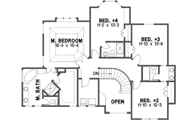Upper/Second Floor Plan: 21-316
