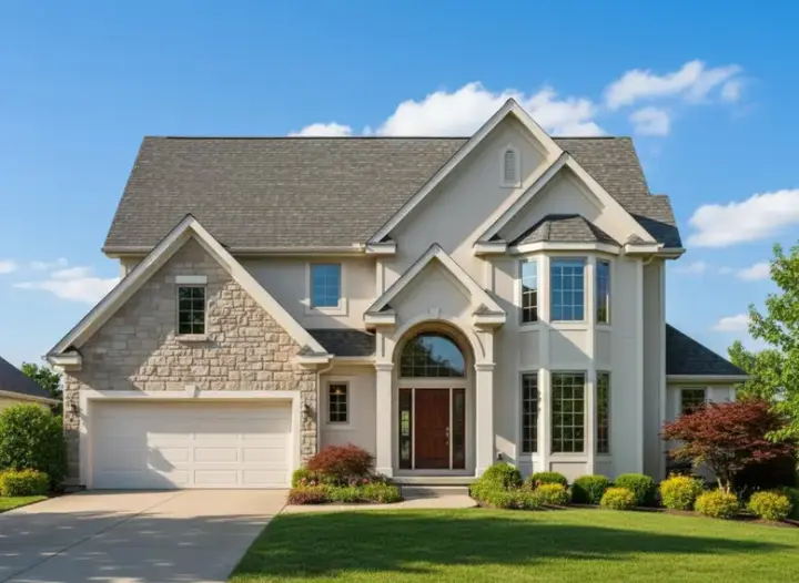 Traditional house plans 21-317 - front exterior, 2,583 sq ft, 4 bed, 3 bath house plans | Monster House Plans