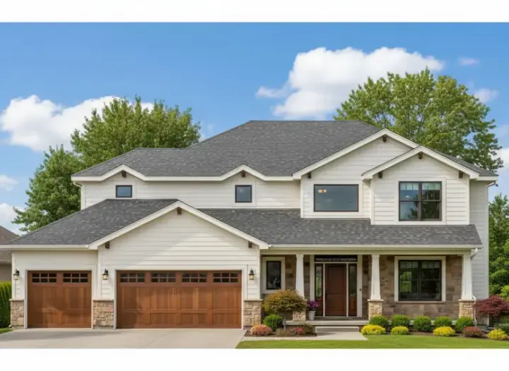 Traditional house plans 21-318 - front exterior, 2,582 sq ft, 4 bed, 3 bath house plans | Monster House Plans