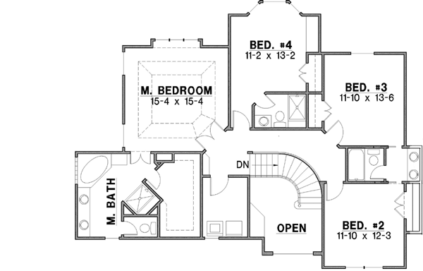 Upper/Second Floor Plan: 21-318