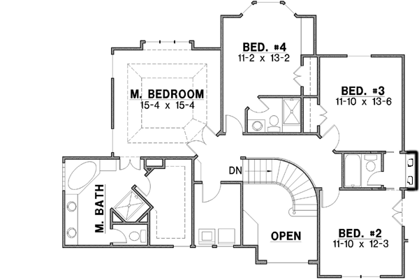 Upper/Second Floor Plan: 21-319