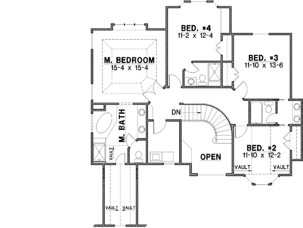 Upper/Second Floor Plan: 21-320