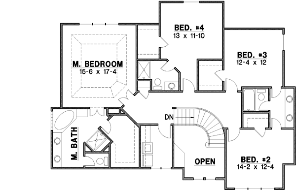 Upper/Second Floor Plan: 21-321