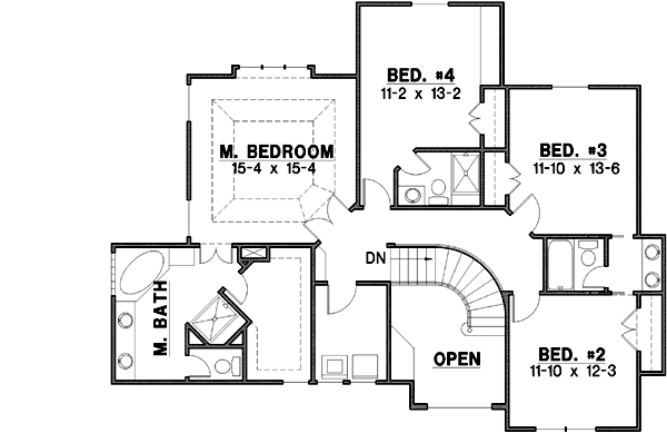 Upper/Second Floor Plan: 21-322