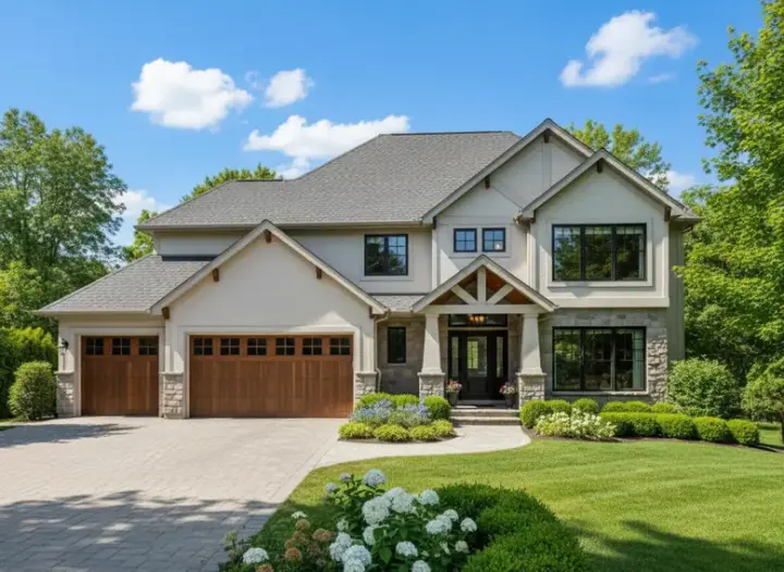 Traditional house plans 21-323 - front exterior, 2,578 sq ft, 4 bed, 3 bath house plans | Monster House Plans
