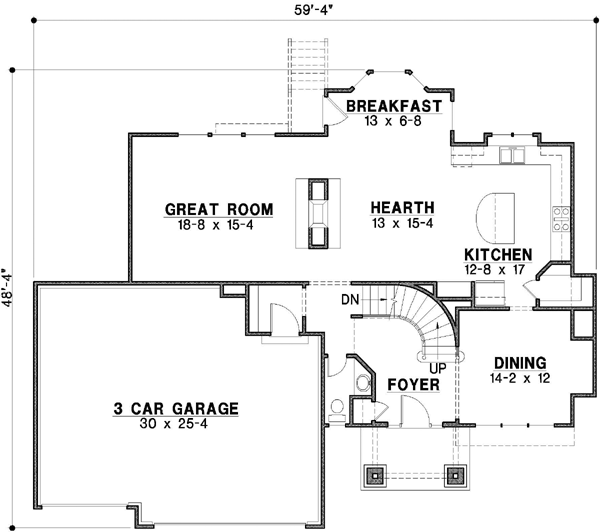 Main Floor Plan: 21-323